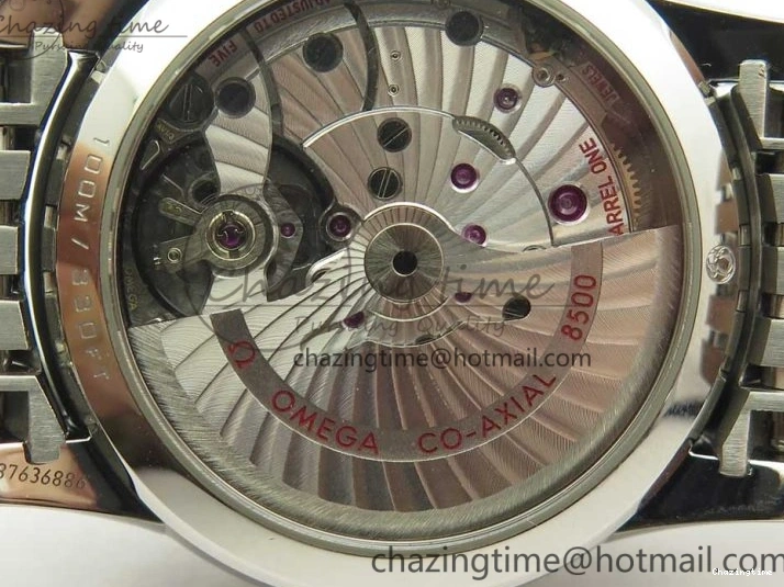 0315 De Ville Hour Vision 41mm SS VSF 1:1 Best Edition White Dial on SS Bracelet A8500 Super Clone Casual 7946